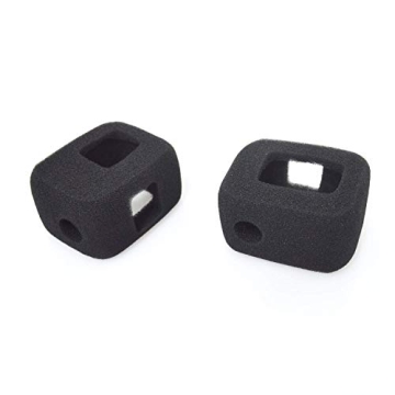2 Pack Windscreen Windshield Windslayer Cover Housing Frame Case for Gopro Hero 7 6 5 Black, Reduces Wind Noise for Optimal Audio Recording