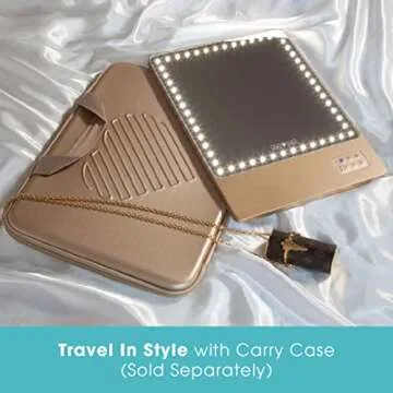 Glamcor Riki Skinny Smart Vanity Mirror with Bluetooth Control