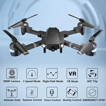 ATTOP Beginner Drone with 720P HD Camera and Smart Controls