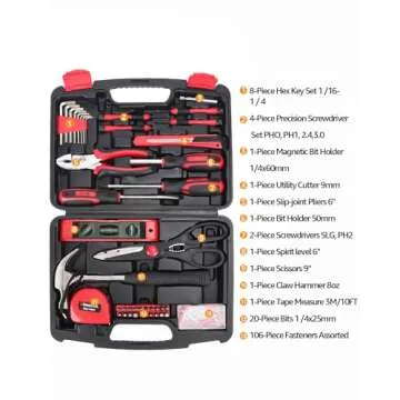 KingTool 149-Piece Home Repair Tool Kit - Versatile Toolkit for All DIY Needs
