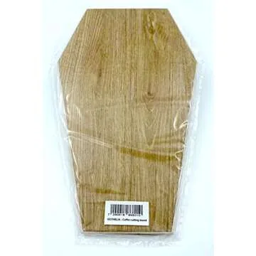 Wood Gothic Cutting Board Wooden Coffin Bread Board Goth Serving Tray Breadboard Gothic serving Tray for Cheese & Fruits