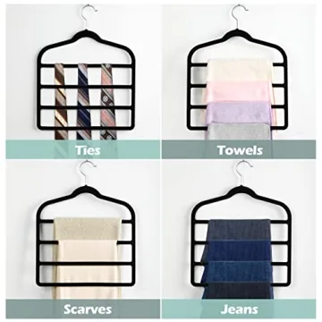 Myfolrena Velvet Hangers - Space Saving & Non-Slip for Clothes
