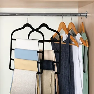 Myfolrena Velvet Hangers - Space Saving & Non-Slip for Clothes