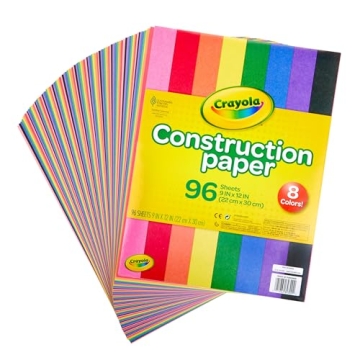 Crayola Construction Paper 96 Sheets for Creative Kids