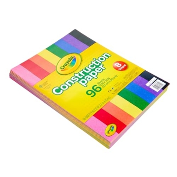 Crayola Construction Paper 96 Sheets for Creative Kids