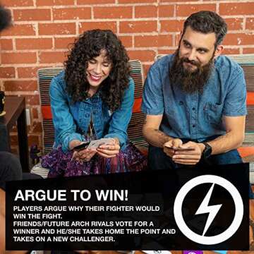 Superfight History Deck: 100 Historical Themed Cards for The Game of Absurd Arguments |Family Friendly Game of Super Powers & Super Problems, for Kids Teens Adults, 3 or More Players, Ages 8+