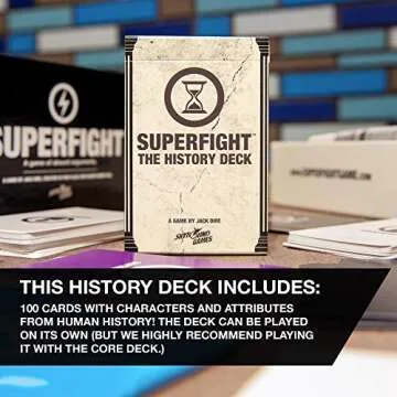 Superfight History Deck: 100 Fun Historical Cards for All
