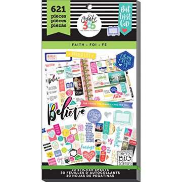 me & my BIG ideas Sticker Value Pack for Classic Planner - The Happy Planner Scrapbooking Supplies -...