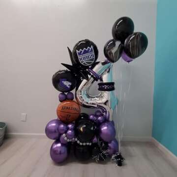 40 inch Letter Balloons Silver Alphabet Number Balloon Foil Mylar Party Wedding Bachelorette Birthday Bridal Shower Graduation Anniversary Celebration Decoration can fly with helium (40 INCH Silver 5)