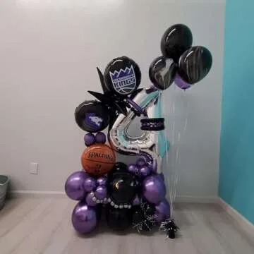 40 inch Letter Balloons Silver Alphabet Number Balloon Foil Mylar Party Wedding Bachelorette Birthday Bridal Shower Graduation Anniversary Celebration Decoration can fly with helium (40 INCH Silver 5)