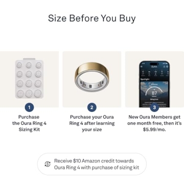 Oura Ring 4 Sizing Kit to Find Your Perfect Size!