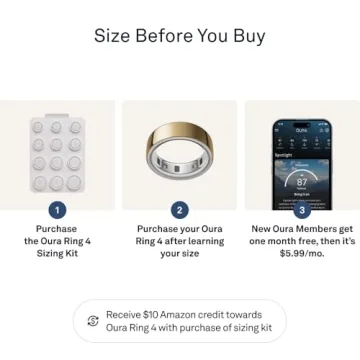 Oura Ring 4 Sizing Kit to Find Your Perfect Size!