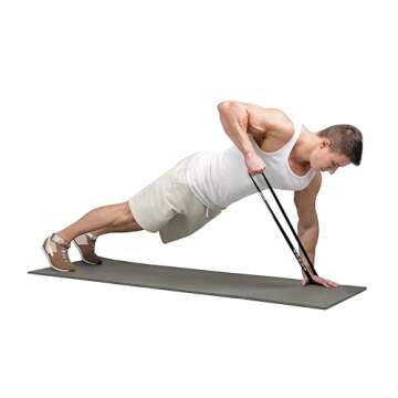 Panathletic Resistance Bands, Set of 5 Bands – 5 Different Resistance Levels, Exercise Guide, eBook, Carry Bag – 5X Booty Loop Band for Butt and Legs Women - Fitness Stretch Band for Workout Men