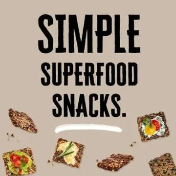 Flackers Organic Rosemary Flaxseed Crackers, 5 Ounce 12-Pack, Gluten Free, Non GMO, Vegan, Keto Snack, 9 Grams Fiber, 1 Net Carb