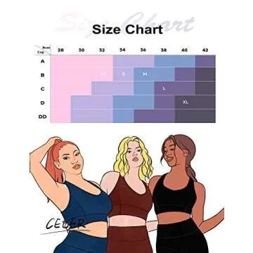 CELER Sports Bras for Women Racerback Chemistry Seamless Workout Yoga Gym Fitness Bra with Removable Pads, Red Pear M