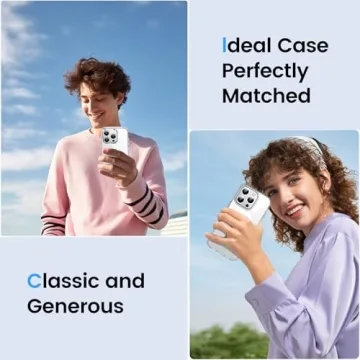 Temdan for iPhone 16 Pro Case Clear, [Compatible with Magsafe][Anti-Yellowing][Military-Grade Protection] Shockproof Slim Phone Case for iPhone 16 Pro 6.3 inch, Clear