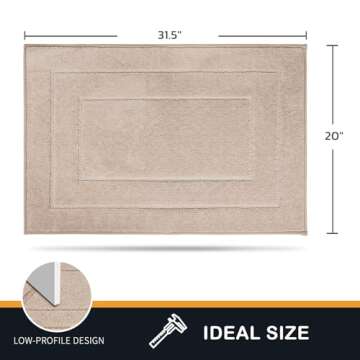 PURRUGS Dirt Trapper Door Mat 20" x 31.5", Non-Slip/Skid Machine Washable Entryway Rug, Dog Door Mat...