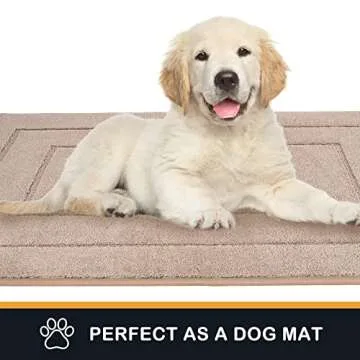 PURRUGS Non-Slip Dirt Trapper Mat for Pets & Homes