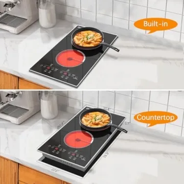 Cooksir 2 Burner Electric Cooktop with Touch Controls