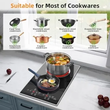 Cooksir 2 Burner Electric Cooktop with Touch Controls