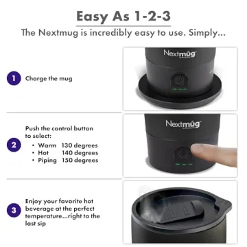 Nextmug Ultra - Advanced Temperature-Controlled Travel Mug