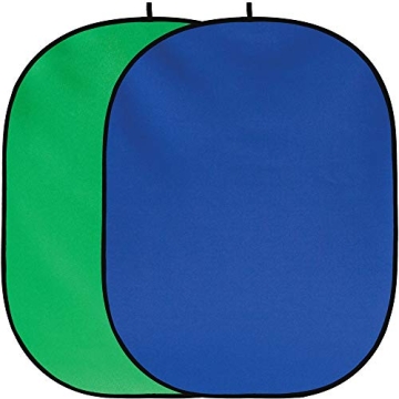 Fancierstudio 5'x7' Green & Blue Screen Collapsible Backdrop