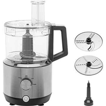 GE Food Processor | 12 Cup Capacity & 550 Watts Power