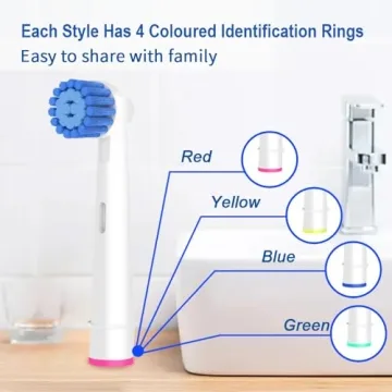 Quality 16pcs Oral B-Compatible Replacement Brush Heads