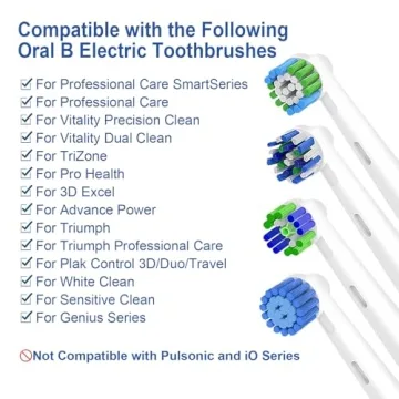 Quality 16pcs Oral B-Compatible Replacement Brush Heads