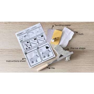 STUDIOSTONE CREATIVE DIY Arts & Crafts Carving Kit Kids Adults Elephant Sculpture Soapstone