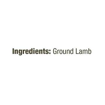 Nature’s Rancher, All Natural 100% Grass Fed Ground Lamb, 1 lb