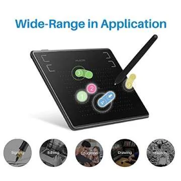 HUION H430P Drawing Tablet with Android Support