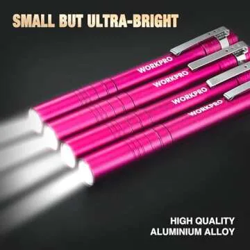 WORKPRO LED Pen Light - Durable, Lightweight Flashlights