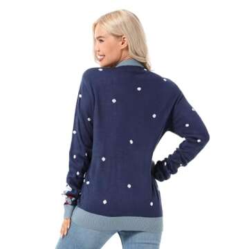 Men`s Ugly Christmas Sweater Unisex Women`s Funny Novelty Santa Pullover for Party Go Snow Gnome or ...