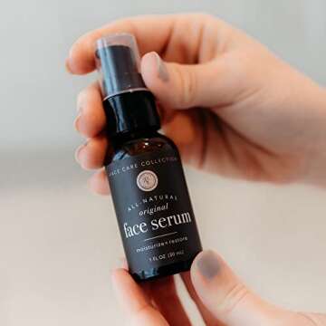 Natural Anti Aging Serum with Jojoba Oil and Essential Oils