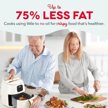 Compact DASH Tasti-Crisp Air Fryer for Healthy Cooking