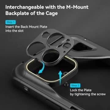 SmallRig 17mm Lens Back Mount Plate for iPhone Photography