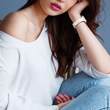 Laffav Slim Band Compatible with Apple Watch 40mm 38mm 41mm 44mm 42mm 45mm 46mm 49mm for Women Men, Soft Silicone Narrow Thin Sport Replacement Strap for iWatch Series 10 9 8 7 6 5 4 3 2 1 Ultra SE