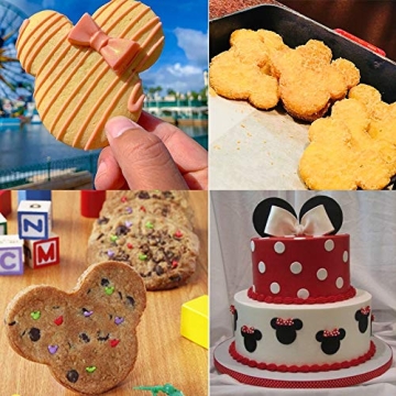 BakingWorld Mickey Mouse Cookie Cutter Set for Baking Fun