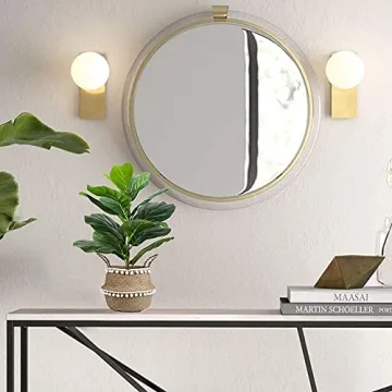 Realistic 22" Artificial Fiddle Leaf Fig Tree for Home Office