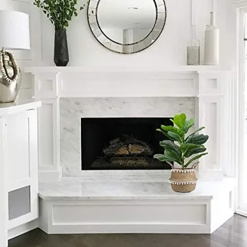 Realistic 22" Artificial Fiddle Leaf Fig Tree for Home Office