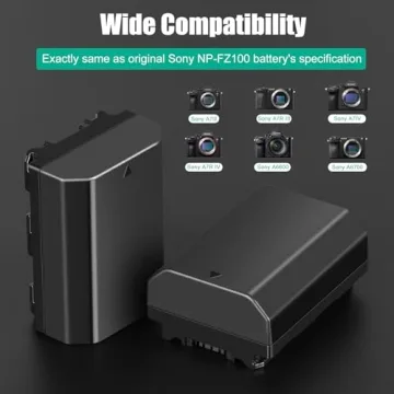 Reliable NP-FZ100 Battery Charger for Sony Cameras
