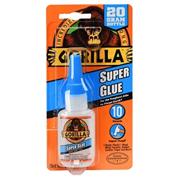 Gorilla Super Glue Clear Exceptional Adhesive Strength