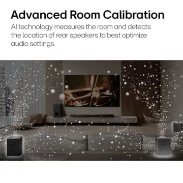 LG Soundbar with Dolby Atmos and Wireless Surround Speakers