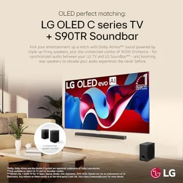 LG Soundbar with Dolby Atmos and Wireless Surround Speakers