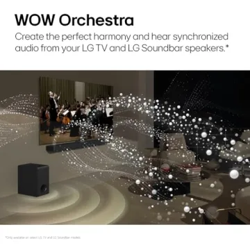 LG Soundbar with Dolby Atmos and Wireless Surround Speakers