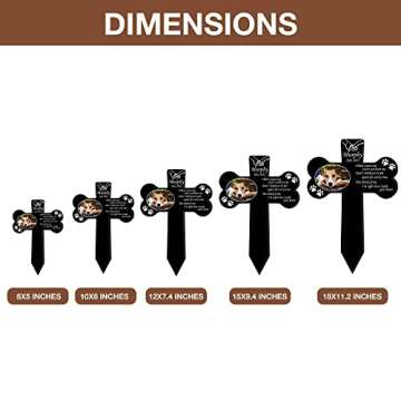 Personalized Pet Memorial Garden Stake for Dog Lovers