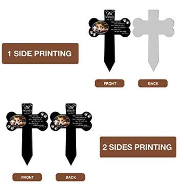 Personalized Pet Memorial Garden Stake for Dog Lovers