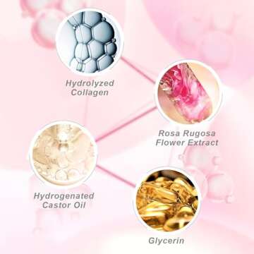 Permotary 30 Pairs Gel Collagen Eye Pads,Crystal Collagen Under Eye Mask for Moisturizing,Reducing Fine Lines&Dark Circles& Puffy Eyes Under Eye Patch for Women Men, Pink