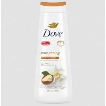 Dove Purely Pampering Nourishing Body Wash, Nutrium Moisture, Shea Butter with Warm Vanilla 20 oz